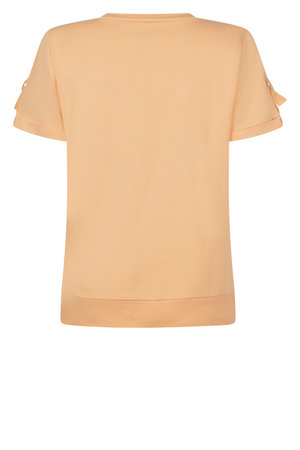 222 Zoso sweater with print Sunshine - peach