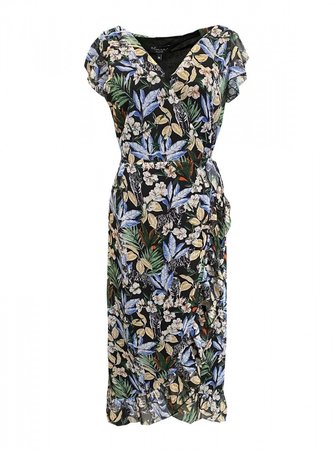 Elvira Dress Nura Jungle black