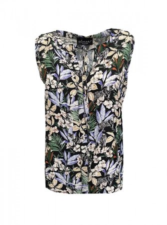 Elvira blouse / top Nura - jungle black