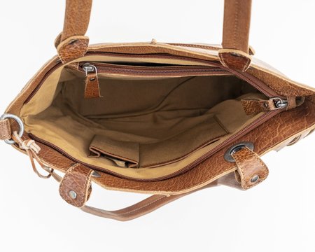 Bag2Bag Dames handtas Montelimar - totone cognac