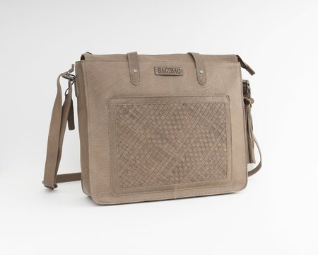 Bag2Bag - Dames handtas Quebec - Grey / Taupe
