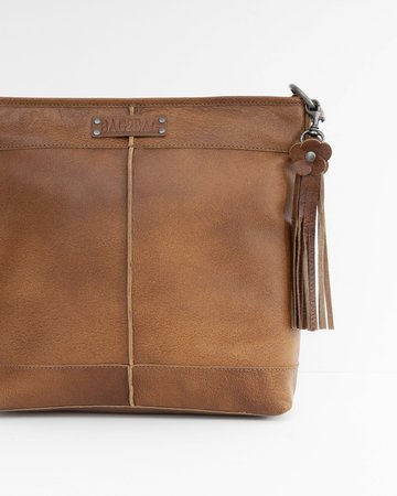 Bag2Bag - Schoudertas Laptop tas Coria - Totone Cognac