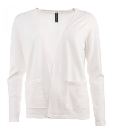 NED vest Frank LS - ecru