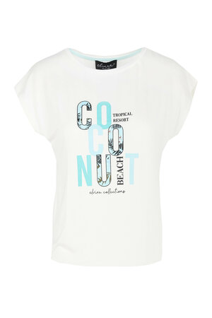 E3 22-014 Elvira T-shirt Xenna white - wit
