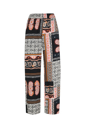pantalons en chinos voor Broeken met rechte pijp Coperni Pantalon Met Print in het Zwart Dames Kleding voor voor Broeken 