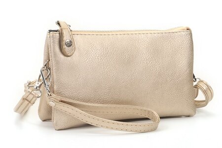 Ook-Leuk crossbody/ schoudertasje New York - champagne