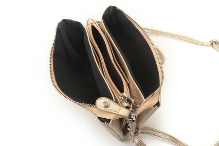 Ook-Leuk crossbody/ schoudertasje New York - champagne