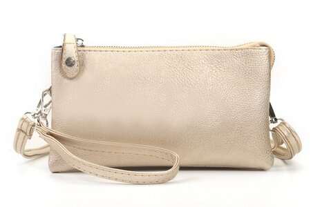 Ook-Leuk crossbody/ schoudertasje New York - champagne