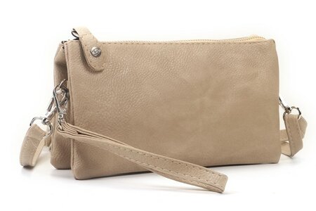 Ook-Leuk crossbody/ schoudertasje New York - stone