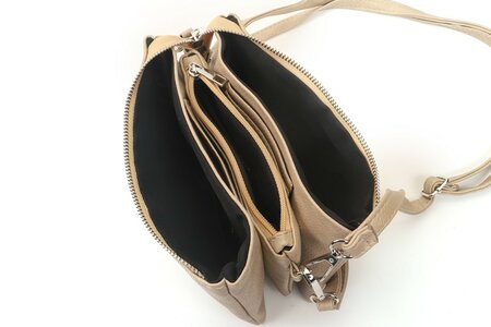 Ook-Leuk crossbody/ schoudertasje New York - stone