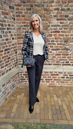Lady Day Blazer Brenda travel - Big check