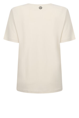 Zoso 224 Henriette shirt with print Oatmeal