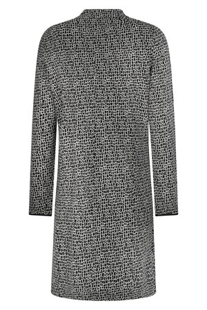 224 Zoso Printed long blazer Miranda - black off white