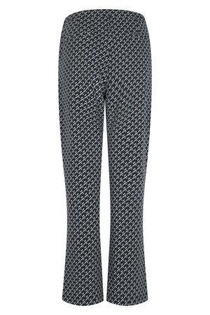 Zoso 224 Audrey jaquard pant petrol black