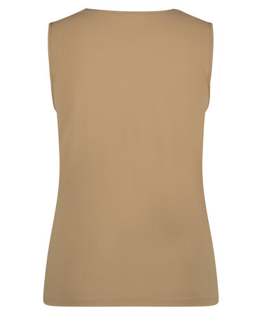Lady Day Top - V-hals Tamara camel