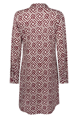 224 Zoso Printed splendour dress Scotty - Black oatmeal