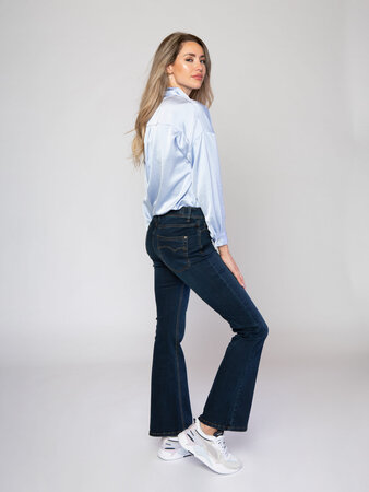 Il Dolce M-0943 Flare Jeans Sylvie dark blue