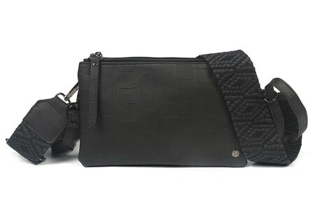 Ook-Leuk schoudertasje / crossbody New Amsterdam - zwart