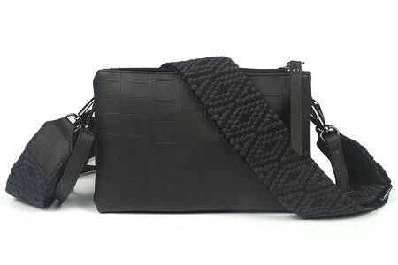 Ook-Leuk schoudertasje / crossbody New Amsterdam - zwart