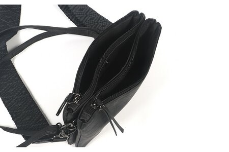 Ook-Leuk schoudertasje / crossbody New Amsterdam - zwart