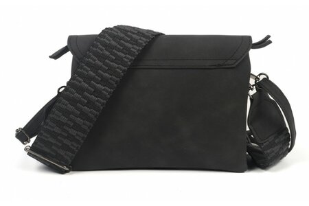 Ook-Leuk schoudertasje/ clutch Colorado - zwart
