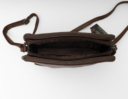 Bag2Bag Limited Edition Wells schoudertas - dark brown