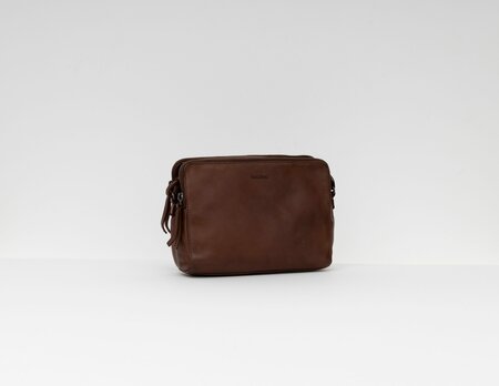 Bag2Bag Limited Edition Wells schoudertas - dark brown