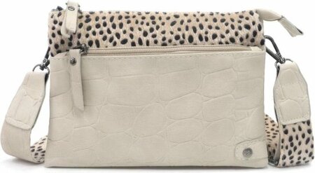 Ook-Leuk crossbody/ schoudertasje Napoli - nougat
