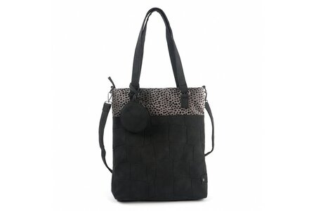 Ook-Leuk schoudertas/ shopper Lyon - antraciet