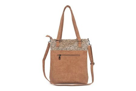 Ook-Leuk schoudertas/ shopper Lyon - camel