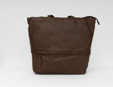 Bag2Bag Limited Edition Fyrde schoudertas - dark brown