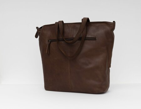 Bag2Bag Limited Edition Fyrde schoudertas - dark brown