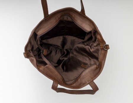 Bag2Bag Limited Edition Fyrde schoudertas - dark brown