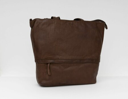 Bag2Bag Limited Edition Fyrde schoudertas - dark brown