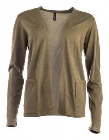 NED vest Frank LS - Army groen