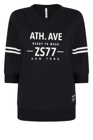 231 Zoso Becky sweat with print - navy off white 231