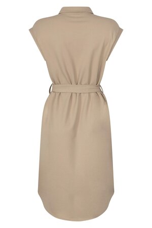 231 Zoso Mason crepe fabric dress- sand
