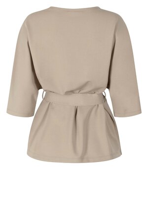 231 Zoso Joan sand comfy chic blouse