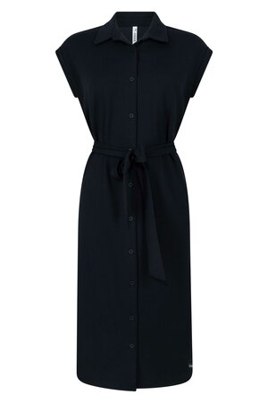 231 Zoso Mason crepe fabric dress- navy