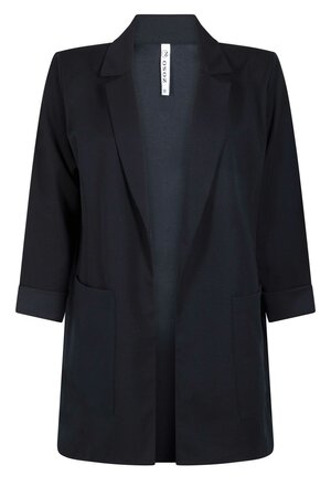 231 Zoso Wonder crepe fabric jacket- navy