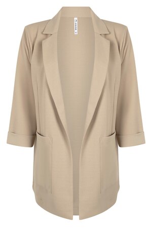 231 Zoso Wonder crepe fabric jacket- sand