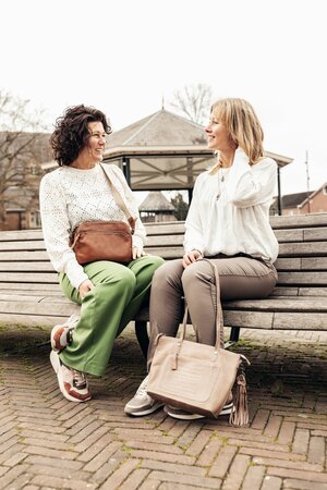 Bag2Bag Evora schoudertas - Grey / Taupe