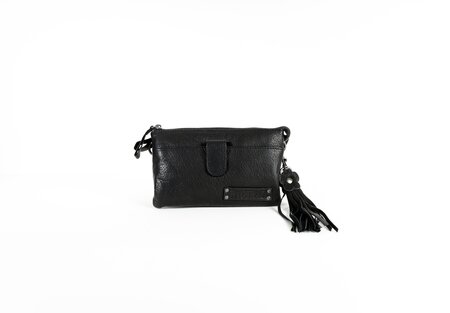 Bag2Bag - Dames clutch / schoudertas Dover - Zwart