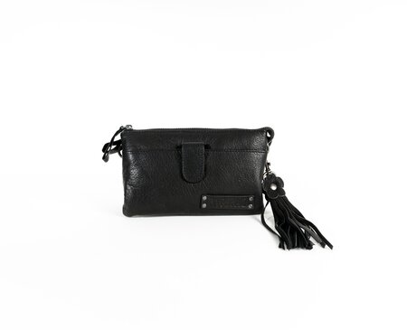 Bag2Bag - Dames clutch / schoudertas Dover - Zwart