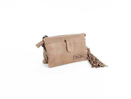 Bag2Bag - Dames clutch / schoudertas Dover - Grey Taupe