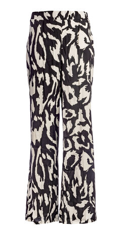 NED Sianda Panter Black Woven - zwart