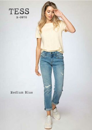 Il Dolce M-0970 Medium blue Tess Jeans