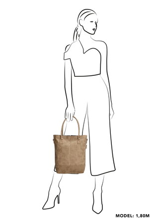 Beagles Shopper Light Taupe + portemonnee 20165