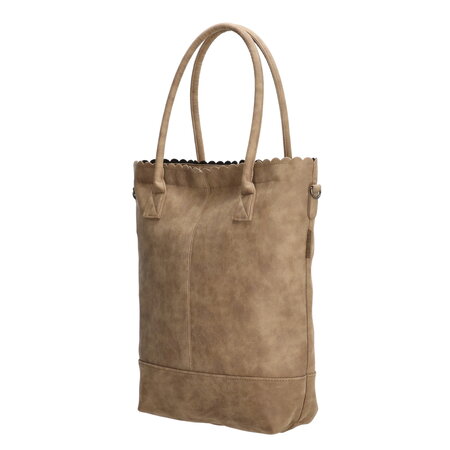Beagles Shopper Light Taupe + portemonnee 20165