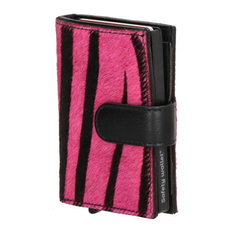 Hide & Stitches Kaarthouder - Portemonnee Pink Zebra